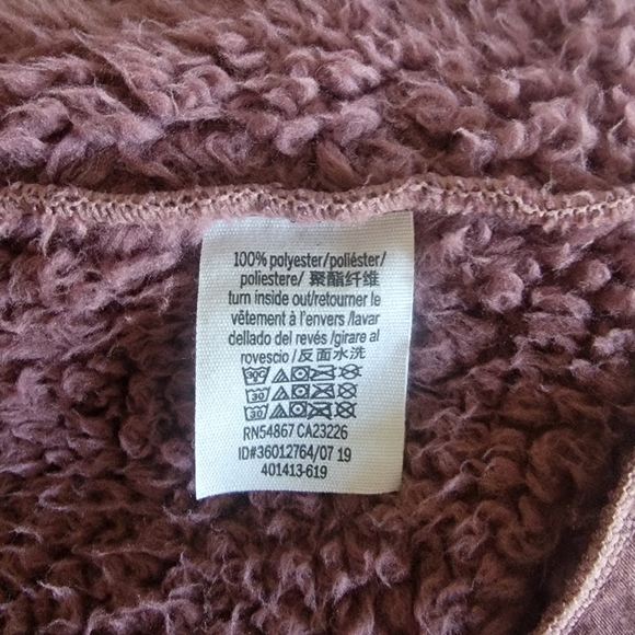 Pink Victoria's Secret Sherpa Teddy Jacket | Mauve | Size XS/S - Picture 7 of 7